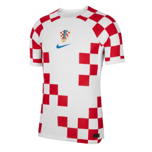 Echipament fotbal Croaţia Tricou Acasa Mondial 2022 maneca scurta